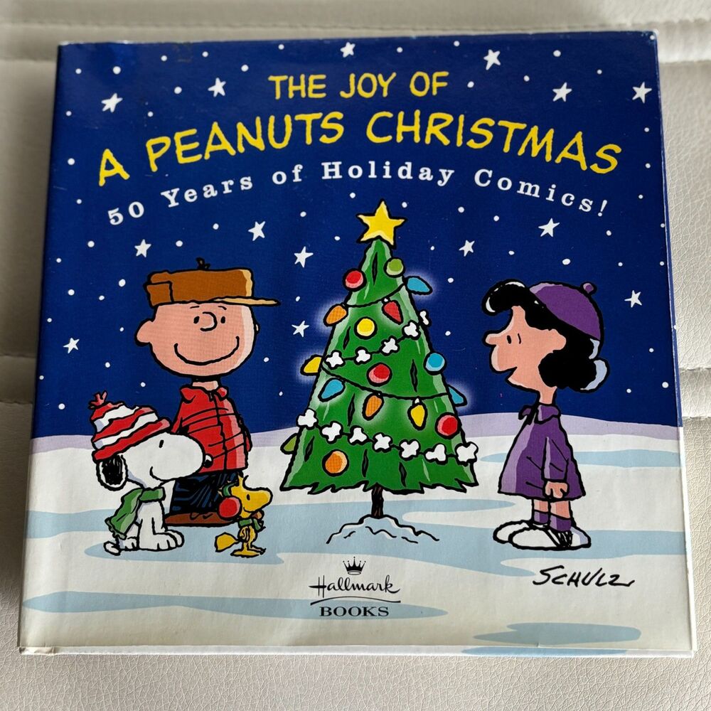 Vintage 2000 Hallmark The Joy of A Peanuts Christmas 50 Years Holiday Comics